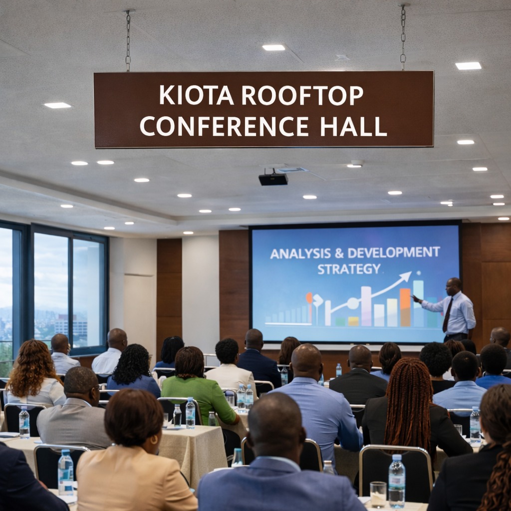 Conference hall at Kiota Suites Mombasa